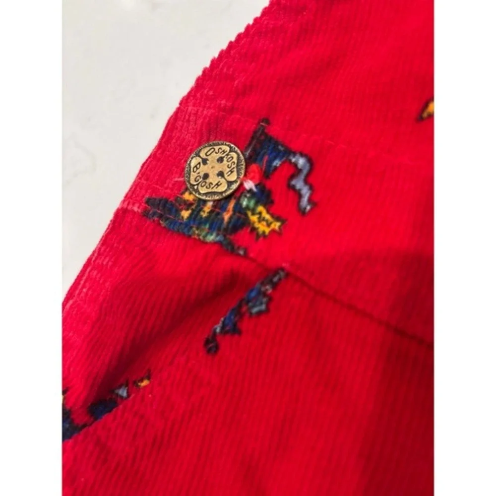 VINTAGE Oshkosh Overalls Castles and knights Paper Tag‎ Great Condition